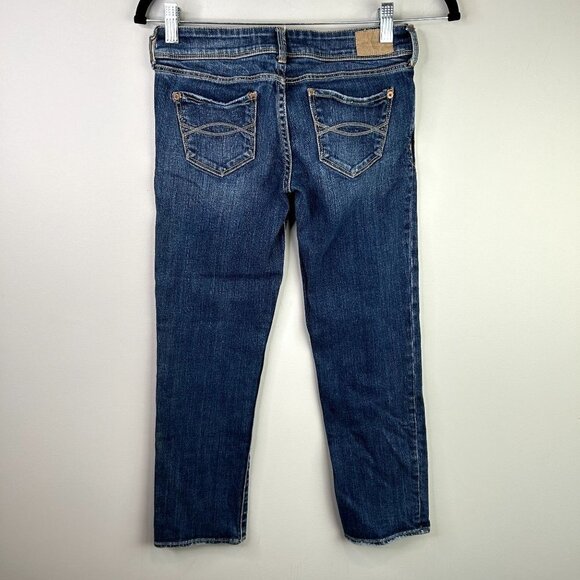 Abercrombie dark wash jeans size 16‎ slim stretch - Picture 5 of 7